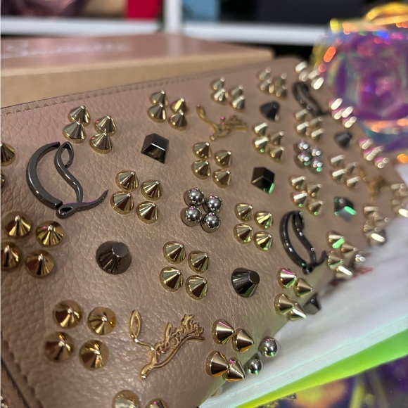 NWT Christian Louboutin Panettone Long Wallet 31752245271 Tan / Brown - Picture 8 of 14